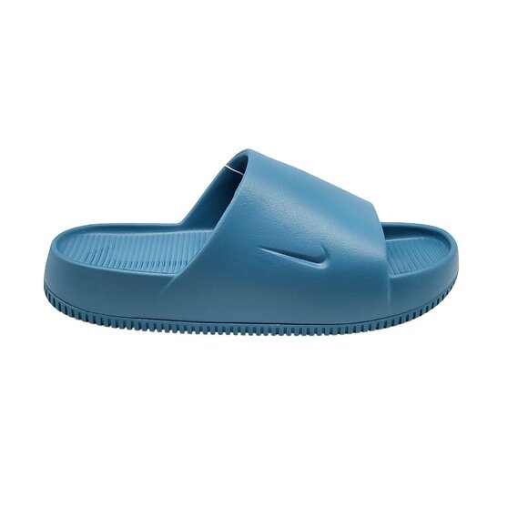 Nike Calm Slide Shoes Mens Size 9 Smokey Blue Slip On Rubber Sandals FD4116 005 - Picture 1 of 12